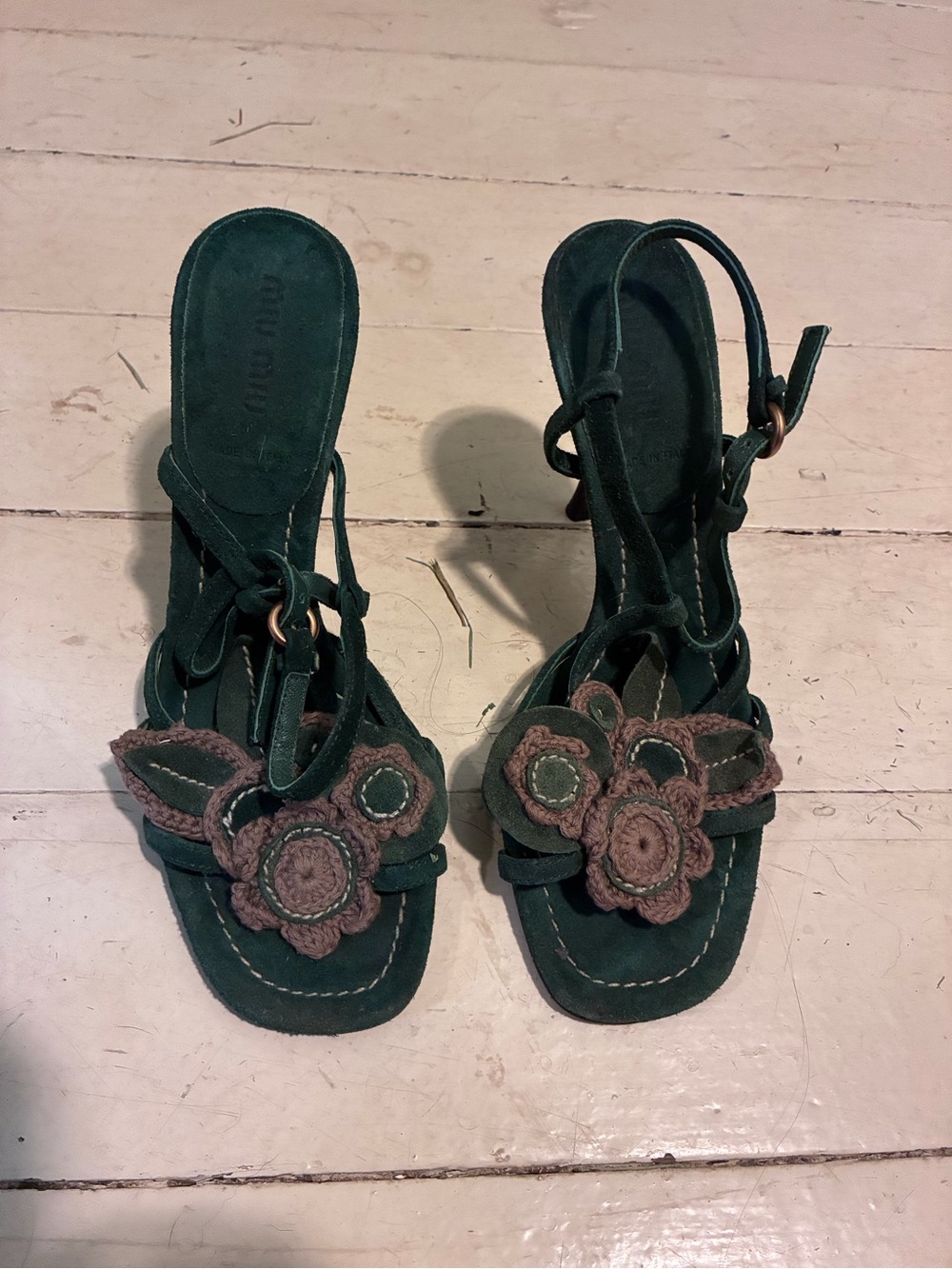 Vintage Miu Miu Strappy Heel Sandal